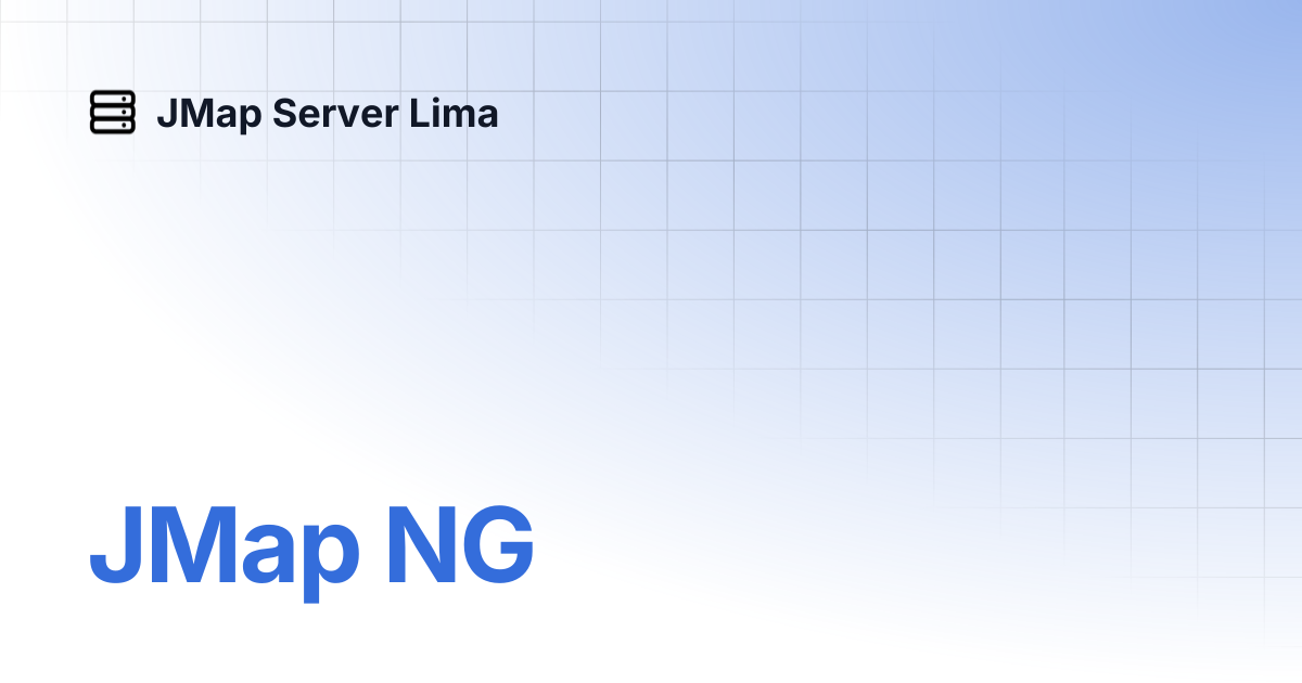JMap NG | Français | JMap Server Lima