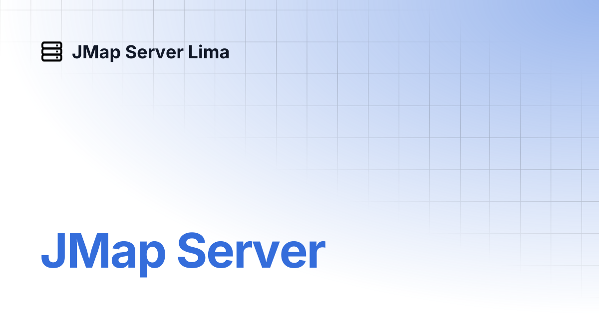 JMap Server | Español | JMap Server Lima